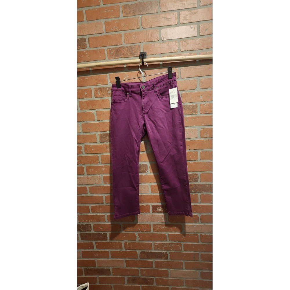 kut from the kloth crop Skinny 2 Purple Grape New W Tag. Bin 11